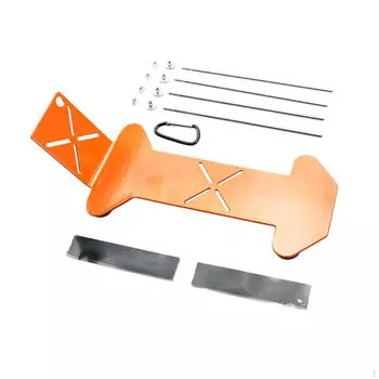 Набор приспособлений для изготовления браслетов из паракорда для взрослых, универсальный набор для использования на открытом воздухе оранжевый