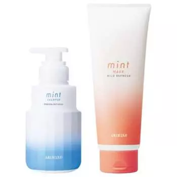 [Набор продуктов] Шампунь Arimino Mint Frozen Refresh 250 мл + Маска Mild Refresh 200 г [Ограничено до 2023 г.]