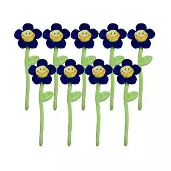Набор проволочных кукол Siuri Living Smile Flower 9P, синий, популярные игрушки для корейских детей