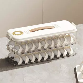 Набор прозрачных контейнеров для хранения продуктов для сохранения свежести 2 Layer