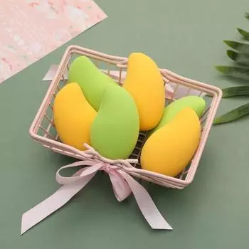 Набор яиц для макияжа с манго, спонж для макияжа «Не ешьте, спонж для пудры, яйцо, спонж для макияжа с яиц с манго»