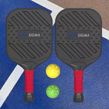 Набор ракеток для пиклбола, спортивное оборудование на открытом воздухе, портативная ракетка для начинающих жёлтый