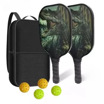 Набор ракеток из стекловолокна Peak для занятий спортом на открытом воздухе Ракетка для пиклбола из углеродного волокна