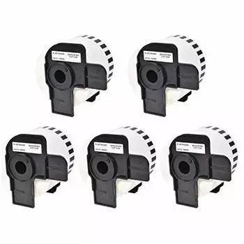 Набор рамок Mylabel из 5 штук Термоэтикетки для совместимых с Brother принтеров серии QL этикетка DK x Длинная бумажная лента большая DK-2205 [в комплекте 5 шт.] лента/DK (62мм