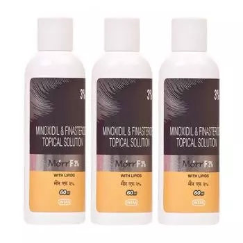 Набор Раствор Миноксидила и Финастерида (3 x 60 мл), Minoxidil & Finasteride Topical Solution 3% Set, Morr