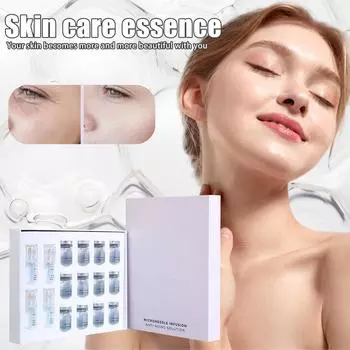 Набор роликов для ухода за кожей лица, роликовый массажный уход за кожей лица, гиалуроновая кислота, питает кожу 60 мл One Size