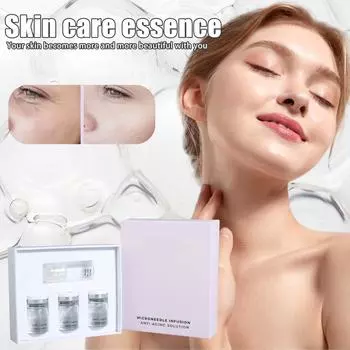 Набор роликов для ухода за кожей лица, роликовый массажный уход за кожей лица, гиалуроновая кислота, питает кожу 30 мл One Size