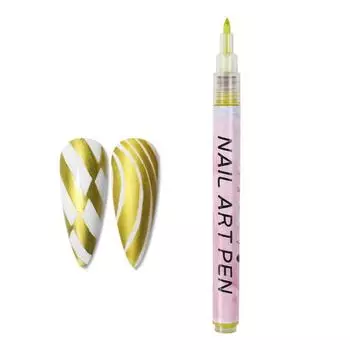 Набор ручек для нейл-арта 12 цветов, гелевая ручка-лайнер для рисования, водостойкая, быстросохнущая, DIY маркер для ногтей, гелевый карандаш для граффити и точек для дома и салона