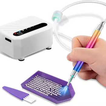 Набор ручек для рисования стразами для взрослых Вакуумная ручка для рисования стразами Нет белый