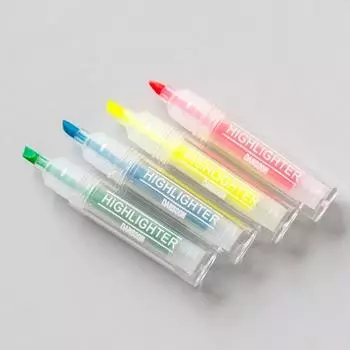Набор ручек-хайлайтеров Simple Life Mini Highlighter — популярная фраза в Корее. mini highlighter set