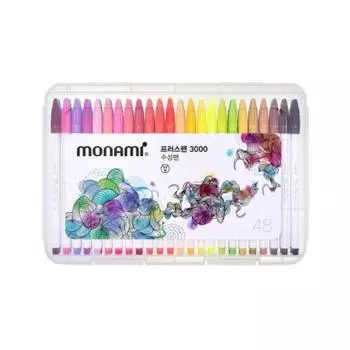 Набор ручек Monami Plus Pen, 48 предметов, разные цвета, 1 комплект, корейские игрушки