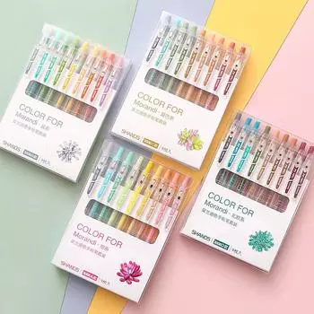 Набор ручек нейтрального цвета Ручка для сока Ручка Ручка Ручка Ручка для шариковой ручки Ручка для сока Запасной стержень Канцелярские принадлежности Sweet -9 sets