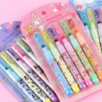 Набор ручек с пайетками CG Mall Sanrio, Mamel + Kuromi