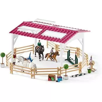 Набор с конюшней и лошадьми