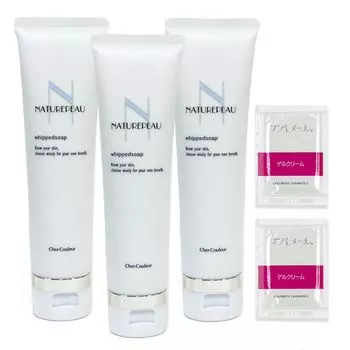 набор с мылом Shell Couleur Cosmetics Wipt Soap 110 г x набор из 2 гелевых кремовых пакетиков [бонус из 3 предметов] CHER-COULEUR 3 предмета +