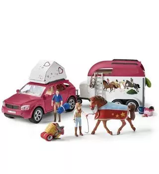 Набор с прицепом и машиной