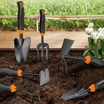 Набор садовых инструментов для посадки цветов, горшечных растений, пересадки, маленькая лопата, бытовая лопата, грабли для ловли морских овощей B