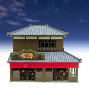 Набор Sankei Miniatuart Studio Ghibli Series Унесенные призраками Таинственный город-4 Масштаб 1/150 Бумажная поделка MK07-26