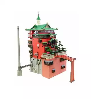 Набор Sankei Miniatuart Studio Ghibli Series Унесенные призраками Абурайя Масштаб Бумажная поделка 1/150 MK07-10