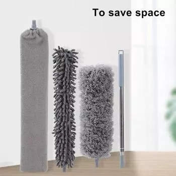 Набор щеток для чистки из микрофибры, 9 шт./компл., выдвижная тряпка с регулируемой длиной, щетка для чистки паутины, набор для чистки потолка