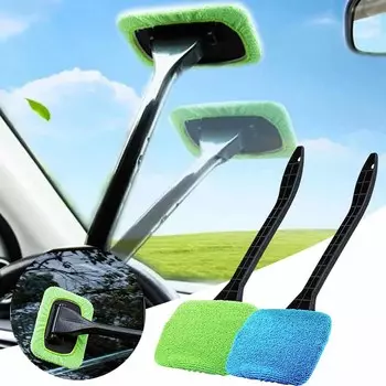 Набор щеток для мытья лобового стекла автомобиля, очиститель для окон, инструмент для чистки автомобильных стекол с длинной ручкой, автомобильные аксессуары