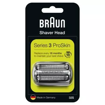 Набор сеток для бритвы BRAUN 32S, 32S, серебристый