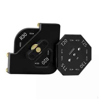 Набор шаблонов для фрезера Jig, угловой калибр, круговые шаблоны для фрезера, биты