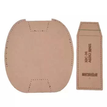 Набор шаблонов из кожи, прозрачный акриловый чехол для хранения очков ручной работы, инструмент для рукоделия