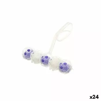 Набор шариков освежителя воздуха для туалета с лавандой, 2 шт. (24 единицы)