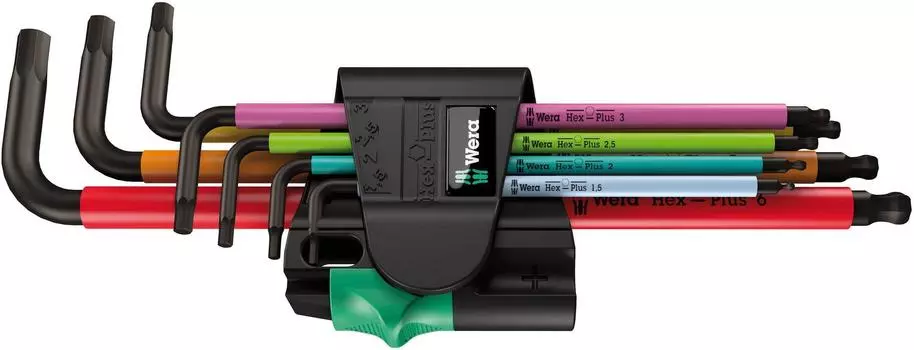 Набор шестигранных ключей Wera 022534 950SPKL/7BSM