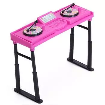 Набор шокирующей розовой музыкальной консоли для куклы