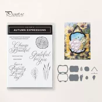 Набор штампов и штампов для изготовления открыток. Многоразовые штампы. Многоцелевые шаблоны для скрапбукинга. Для поделок на дни рождения, праздники, поздравительные открытки. C