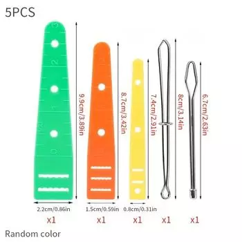 Набор швейных инструментов из 5 предметов для толстовок и DIY-проектов - Замена резинки, Инструменты для регулировки шнурка смешанных цветов