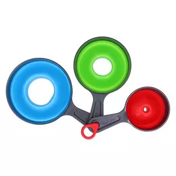 Набор силиконовых воронок с широким горлом и узким горлом, противоожоговая воронка для кухни и дома