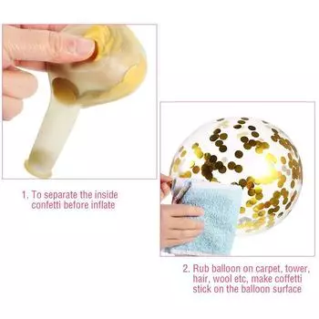 Набор синих шаров: 107 шт.