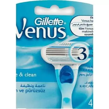 Набор сменных бритв Gillette Venus Classic для женщин, 4 шт.