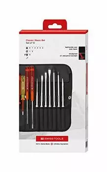Набор сменных отверток PB SWISS TOOLS из 10 предметов в бумажной коробке 215.CBB/2
