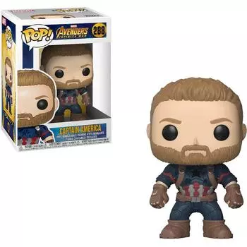 Набор совместимых виниловых защитных наклеек Funko Captain Avengers Infinity War x Marvel 1 из ПЭТ-пластика 26466 Америка - POP! И ХЛОП! [#288 / -