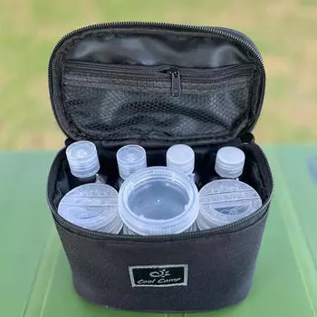 Набор специй для кемпинга, держатель для походов, специи для барбекю на открытом воздухе - зеленый