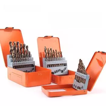 Набор спиральных сверл Green Forest Cobalt Tungsten для ручных дрелей Industrial 10-piece set, 13 twist drills