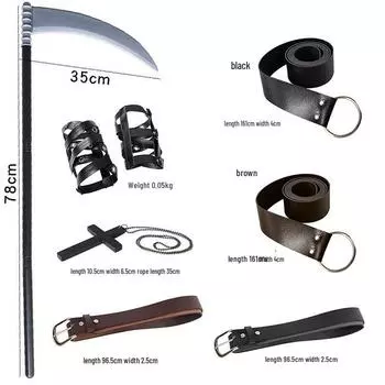 Набор средневекового ремня и подтяжек для Октоберфеста 2025: Европейские и американские мужские и женские костюмные аксессуары. One Size