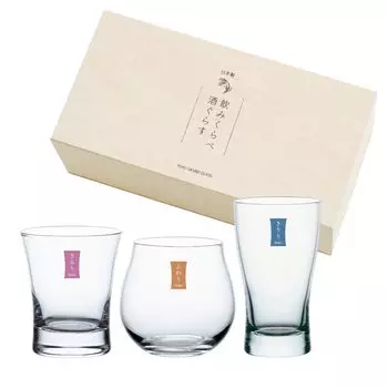 Набор стаканов для сакэ Toyo Sasaki Glass для сравнения G096-T328