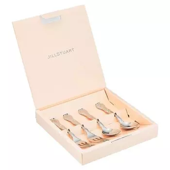 Набор столовых приборов JILL STUART, симпатичная стильная чайная ложка, вилка для торта, сделано в Японии, подарочная коробка включена SK600-10