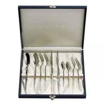 Набор столовых приборов Kobayashi Kogyo Lucky Wood, победитель премии «Хороший дизайн», изготовлен в Японии, парный обеденный сервиз Meteora, подарочная упаковка, характеристики, изготовлено в Ниигате