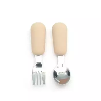 Набор столовых приборов с изображением мультфильмов для детей, детская посуда из нержавеющей стали, столовые приборы для малышей, детское питание, ложка, вилка