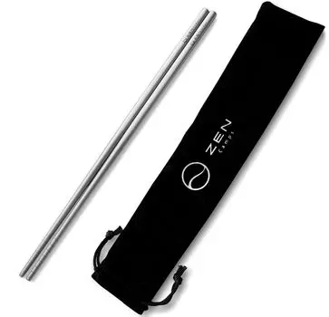 Набор столовых приборов ZEN Camps Titanium, палочки для еды, ложка, вилка, сверхлегкая сумка для хранения для скалолазания и кемпинга, в комплекте (Палочки для еды поштучно)