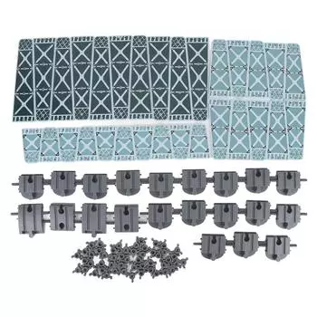 Набор строительных блоков «Виадук», 92 предмета, строительные блоки для моста, детская развивающая игрушка