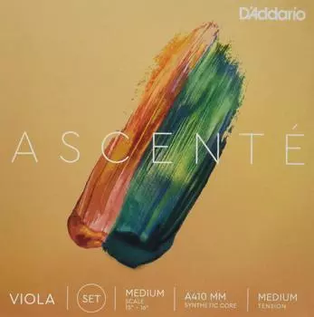 Набор струн для альта Ascente, средний масштаб A410 MM, среднее натяжение D Addario []
