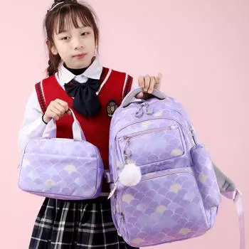 Набор студенческих рюкзаков. Повседневный рюкзак. Легкий и водонепроницаемый рюкзак. Рюкзак большой вместимости. One Size чёрный