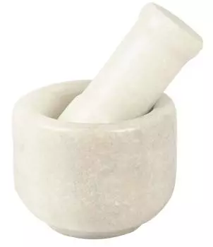 Набор ступок и пестика из белого мрамора IBA Indianbeautifulart, натуральный полированный камень, дробилка для таблеток, мельница для специй, чаша для трав, песто белый